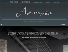 Tablet Screenshot of ferronnerie-artmonia.com